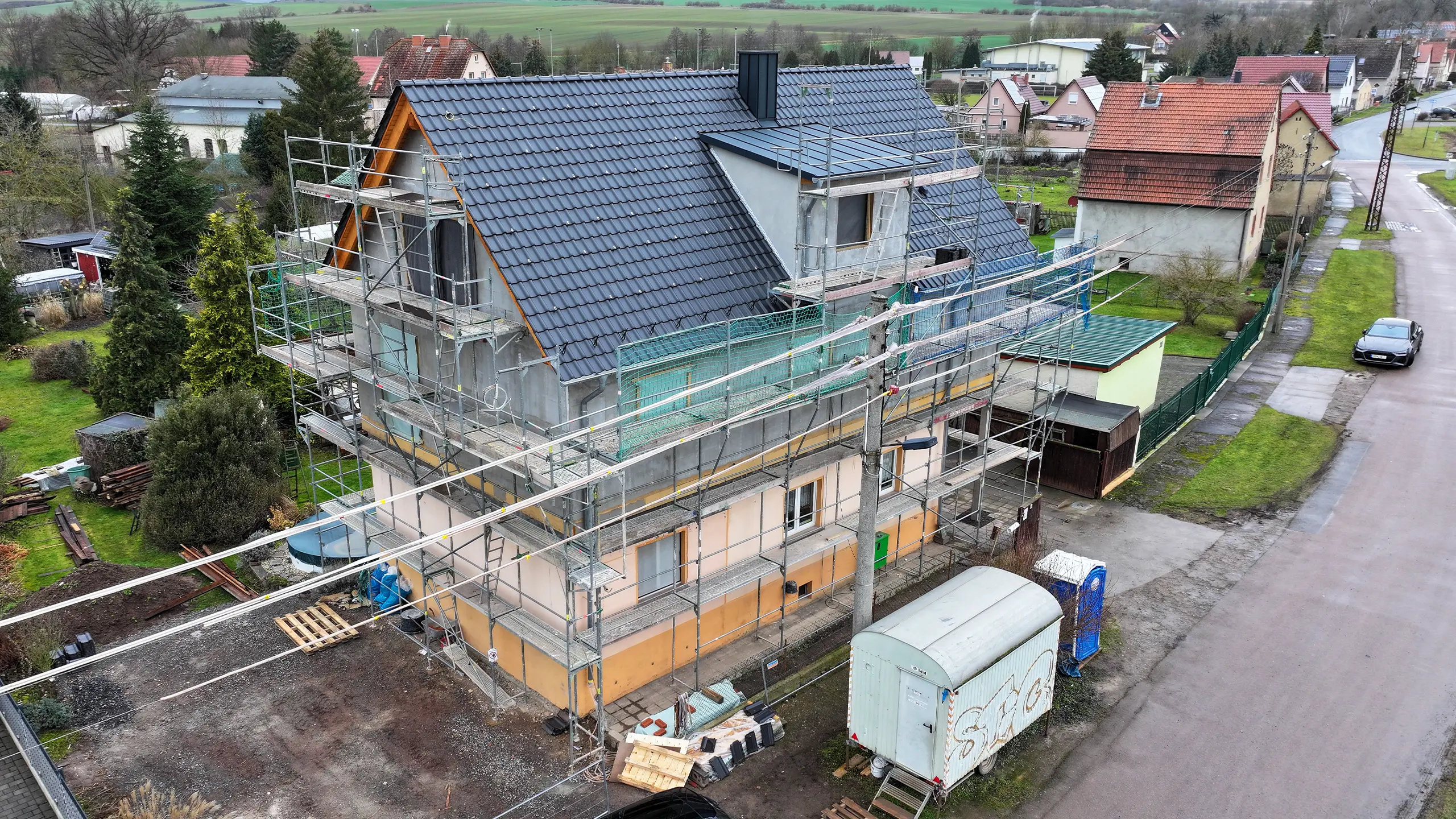 Einfamilienhaus Riestedt Aufstockung